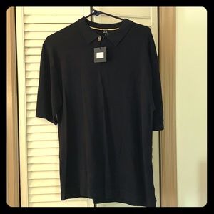 Brand new Ike Behar  navy blue polo. Tags attached